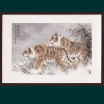 林玉山大野雄風 限量藝術微噴數位版畫