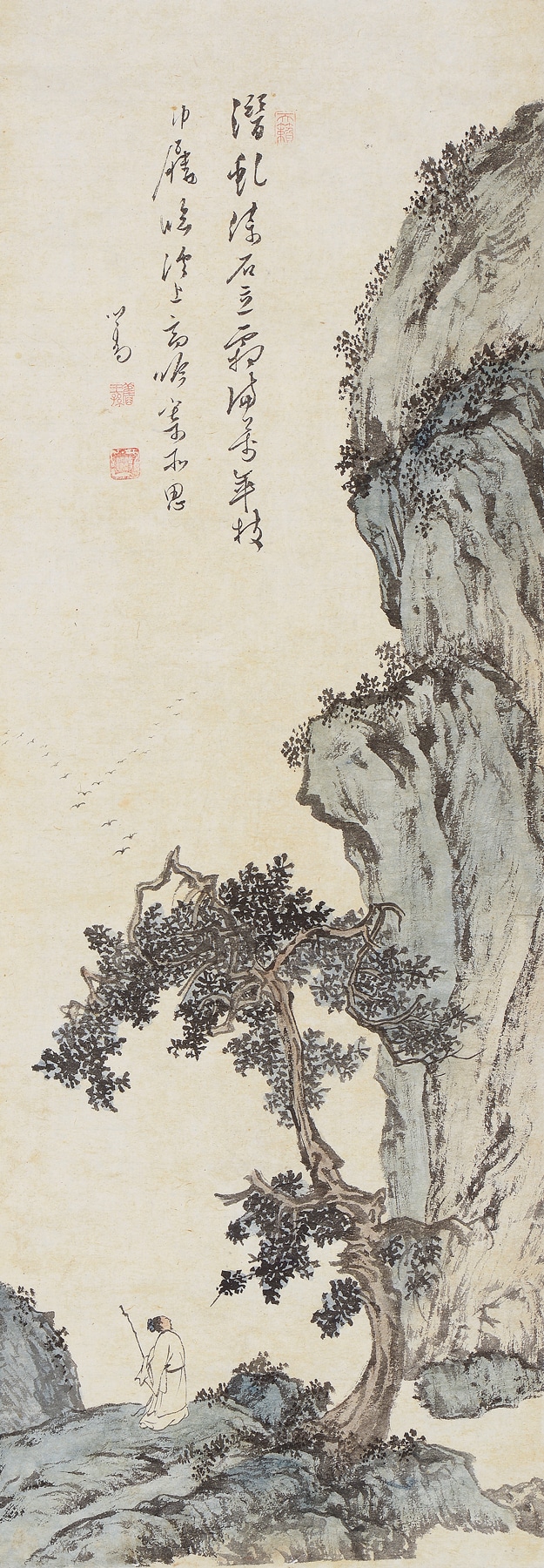 溥儒(溥心畬)(1896-1963)高士圖 - 長流美術館