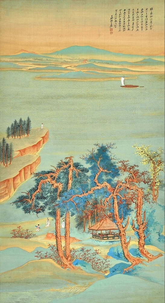 張大千1948年作品《千里江山圖》