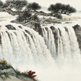 黃君璧 黃山瀑布