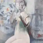 陳朝寶（B.1948）泥塑仕女圖