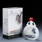 溥心畬〈庾子山詩意〉金門高粱酒