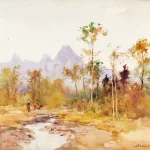 石川欽一郎（1871－1945）榛名之裾野