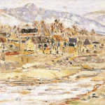 毛岱宗（B.1955）有池塘的山村