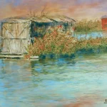袁金塔（B.1949）明霞倒影