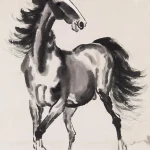 徐悲鴻（1895－1953）歸馬圖