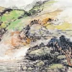 朱屺瞻（1892－1996）空山新雨后