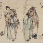 李霞（1871－1939）八仙四條屏