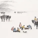 王農（1926－2013）大漠風光