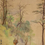 馬白水（1909－2003）春山