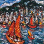 范洪甲（1904－1998）帆船