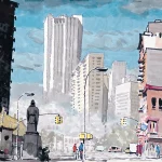馬白水（1909－2003）紐約中國城
