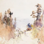 石川欽一郎（1871－1945）洛北八瀨