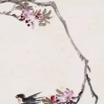 吳平（1920－2019）花卉飛燕