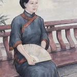 王悅之（1895－1937）柳下消閑圖