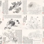 金農（1687－1763）花果圖冊十二開