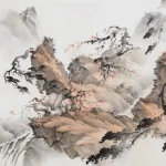 劉墉（B.1949）板橋道晴圖