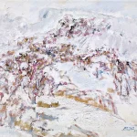 毛岱宗（B.1955）山間初雪