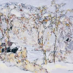 毛岱宗（B.1955）山間冬景