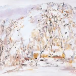 毛岱宗（B.1955）隆冬寒枝