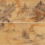 焦秉貞（不詳）園客挕門圖