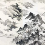 吳子深（1893－1972）巨幅谿樹烟梢通景四連屏