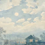 潘思同（1903－1980）夜暮
