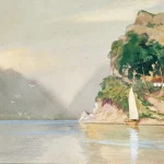 潘思同（1903－1980）峽江帆影