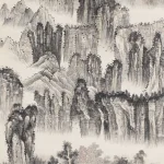 俞劍華（1847－1919）雁山玉屏峰下