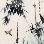 唐雲（1910－1993）竹雀