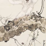 趙少昂（1905－1998）松猿圖