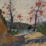 凃克（1916－2012）紅棉樹