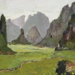凃克（1916－2012）陽朔的田野