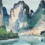 凃克（1916－2012）靜靜的山水