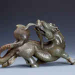 碧玉騏麟擺件