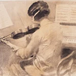 徐悲鴻（1895－1953）蔣碧微素描