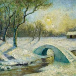 顏文樑（1893－1988）雪之夜