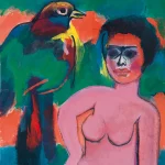 秦松（1932－2007）女體與鳥
