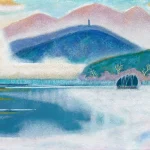 陳錦添（1933－2011）朝霧（日月潭）