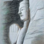 劉耕谷（1940－2006）石窟佛像系列