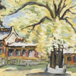 凃克（1916－2012）潭柘寺的銀杏樹