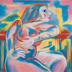 秦松（1932－2007）女體