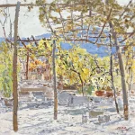 毛岱宗（B.1955）瓜棚晨光