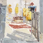 毛岱宗（B.1955）收穫的農院