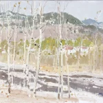 毛岱宗（B.1955）小溪白楊
