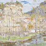 毛岱宗（B.1955）獅子崖秋色
