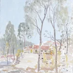 毛岱宗（B.1955）榆樹下的石橋