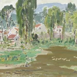 毛岱宗（B.1955）山村綠蔭