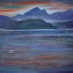 陳景容（B.1934）明潭晨曦
