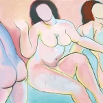 秦松（1932－2007）三裸女